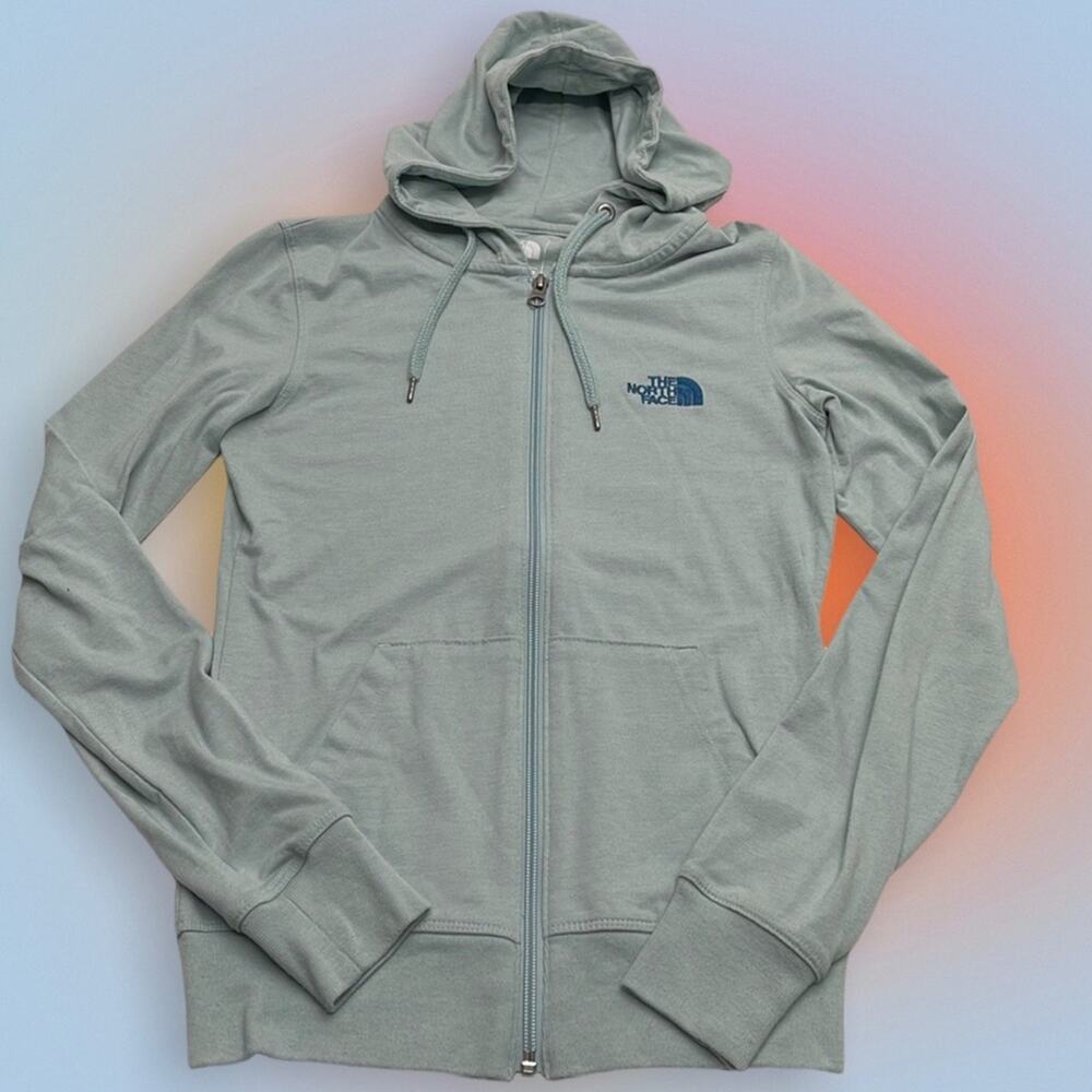 THE NORTH FACE Women’s XS Green Lightweight Hoodie Sweatshirt